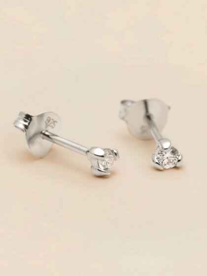Signature stud 2.9 mm - 0.18 ct