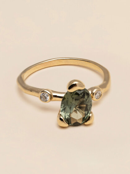 Embla ring - Tourmaline (925 Silver)