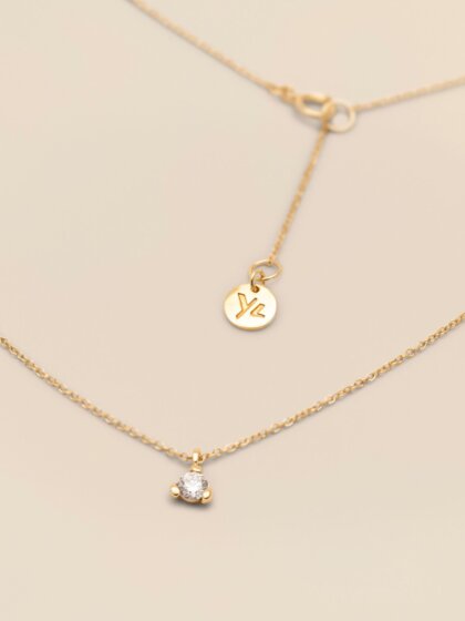 Signature diamond necklace - 0.15 ct