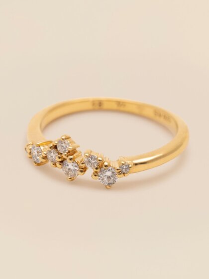 Meadow diamond ring - 0.28 ct