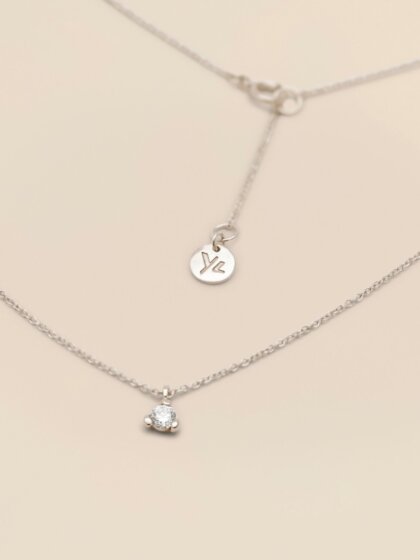 Signature diamond necklace - 0.15 ct