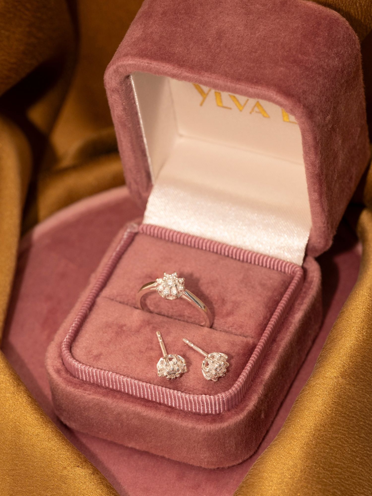 Princess flower SET – Silver